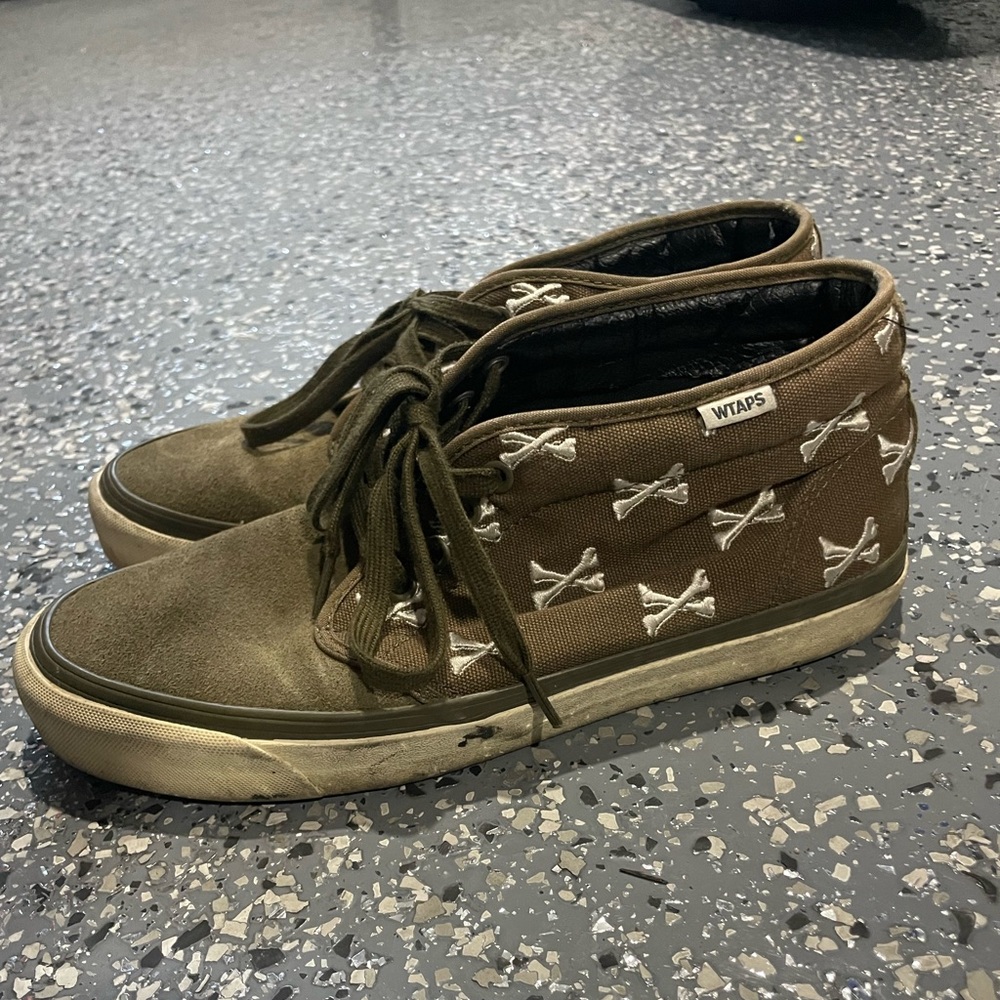 WTAPS x Vans Vault OG Chukka Olive Crossbones